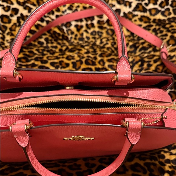 Coach Coral Leather Satchel - Picture 4 of 7